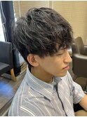 STYLE藤沢メンズマッシュ黒髪刈り上げツイストスパイラルパーマ