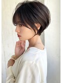 30代/40代/50代・絶壁解消・小顔前下がりショートボブ【倉田】