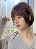 ★前下がりショートボブ石原さとみショートカットカラーパーマ