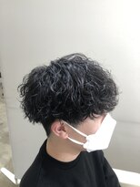 オーシャントーキョー(OCEAN TOKYO)&nbsp;メンズパーマツイスパ波巻きスパイラルマッシュセンターパート