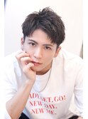 爽やかツーブロックアップバング