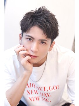 リップス 池袋(LIPPS) 爽やかツーブロックアップバング