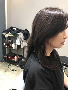 ワ ヘアー(wa-hair) ロングレイヤー*ミディアムレイヤー*髪質改善*斜めバンク*艶髪