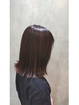 フィゼル あべのルシアス店(Aujua fizelle)&nbsp;ハイライトチェリーカラー