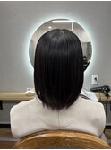 髪質改善縮毛矯正ボブスタイル