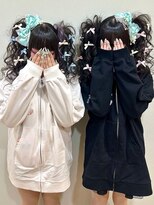 ヘアセットアップス(UP's) 可愛く仲良しふたご盛り♪『ツインテールちらし盛り(*´▽｀*)』