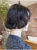 【macana指名】ボブパーマ ゆるめパーマ