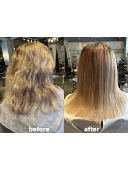 諦めかけていた髪をscintillerに任せてみませんか?独自開発こだわりの髪質改善トリートメントで潤う髪へ