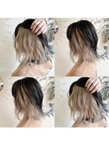 グラムアッシュ(GLAM ASH) ホワイトベージュインナーカラー