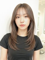 ノア 三宮店(NOA)&nbsp;【NOA】小顔レイヤーストレートナチュラル20代30代40代