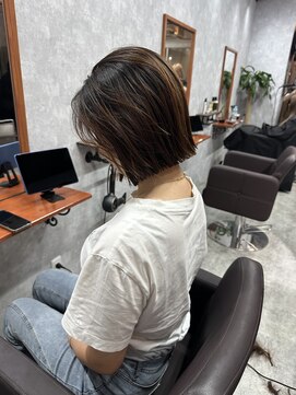 シールドヘアー 沖縄 新都心(C'LD Hair) 那覇美容室/おもろまち美容室/バッサリカット/切りっぱなしボブ