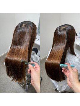 ボクノ 7号店 町田(bokuno) ブリーチ履歴の髪質改善矯正