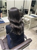ブリーチなしラベンダーグレージュ