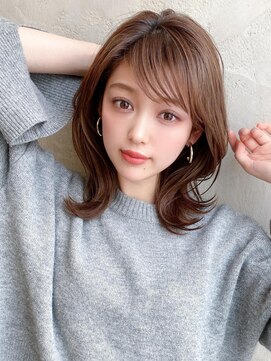 ラルユー 金山(LallYou) 柔らかレイヤーで作るミディアムヘア