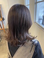 ムード マグ レーベル 南松本(MOOD Mag Label)&nbsp;くすみベージュマロンベージュレイヤーカット透明感