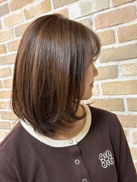 セットアップ 倉敷中庄店(SET-UP) ミディアムレイヤー/ベージュブラウン/暗めカラー