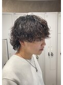 波巻きパーマ