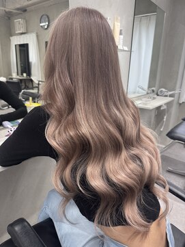 アルマバイロサ(ALMA by ROSA) ピンクグレージュ×シールエクステ60枚 担当SE-YA