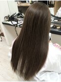 髪質改善ストレートでまとまりのある艶々サラサラヘア♪