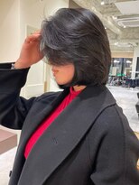 ハーパーズ 渋谷(harpers)&nbsp;ブルーブラックレイヤーボブ