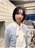 【before&after 黒髪コンパクトボブ】