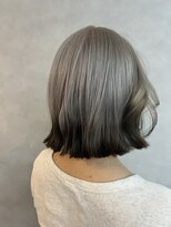 シャルム バイ アローズ 久留米店(CHARM BY AROSE)&nbsp;ブリーチダブルカラールーツカラー毛先カラー小顔ボブ20代30代