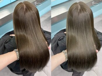 キーバイイオエ(kiy. by ioe)の写真/柔らかな質感がわざとらしくない、つや感ストレートへ。手入れが行き届いている「余裕」が見えるオトナ感。