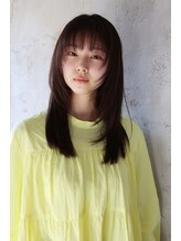 フィルドール(fild'or)&nbsp;【小顔見せ】大人ピュアな顔周りレイヤー×極艶ダークアッシュ