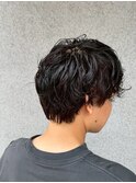 メンズパーマ　くせ毛風　アンニュイパーマ