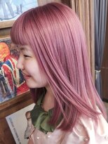ブロック ジャポン(bloc japon)&nbsp;ロマンティックミディアムボブペールピンクくびれミディアム