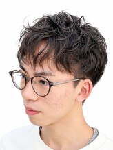 アルチザン(ARTISAN)&nbsp;シャドウパーマ×ショートマッシュ