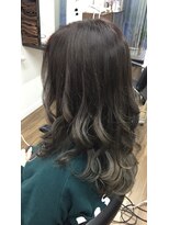 ヘアー サロン ガット(hair salon Gatto) ☆ハイグラデーションシルバーグレーカラー☆