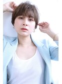 stylist大山）クールショート◎アッシュベージュ