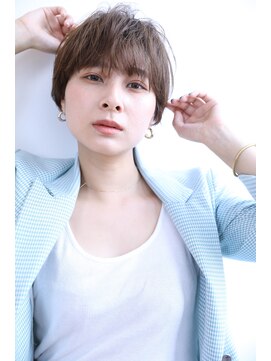 ノンダメージサロン ステラバイボヌール(Stella by Bonheur) stylist大山）クールショート◎アッシュベージュ