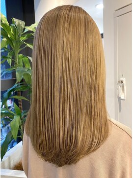 ジーナ 博多(Zina) 【Zina】前髪/イメチェン/ミルキーベージュ/20代30代40代