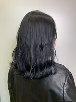ラべリー 池袋(LOVELEY)&nbsp;ブルーブラック　ヘアカラー　【池袋】