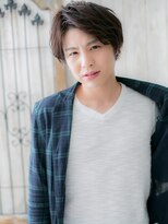 トニーアンドガイ メン 与野駅前店(TONI&GUY MEN) コンマバングで動きをつけた大人めニュアンスマッシュa