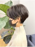 ハンサムショート/ マッシュ/大人可愛い@小原拓馬