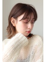 エクリ 麻布十番(equri)&nbsp;外ハネくびれボブ　20代30代40代　アースカラー