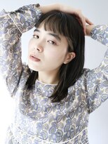 ザビー(THE B)&nbsp;本八幡×イヤリングカラー×眉上バングミディ