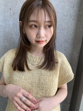 スタイル インデックス 茗荷谷店(STYLE INDEX) 顔周りレイヤーストレートスタイル