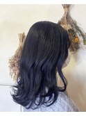 ブルーブラック[韓国ヘア］/lamp 清水