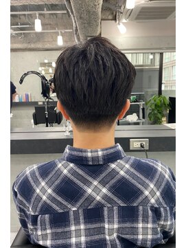 エンディアリング 東銀座(Endearing) 東銀座/アッシュ/ブラック/カルマパーマ/ベリーショート