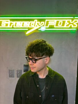 グリーディーフォックス 代々木(Greedy FOX) 波巻き/ハイライト/マッシュパーマ/ウルフ[シェービング]