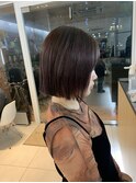 切りっぱなし × ダークレッド