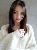 【髪質改善】透け感ストレートスタイル