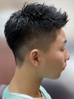 ヘアクリニックカルム 日暮里(Hair Clinic Calme)&nbsp;フェザーアップフェード<理容室>[日暮里/メンズ/床屋]