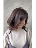 ブリーチなし透明感カラー/ラベンダーアッシュ/20代30代