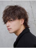 ●緩めシャドウゆるふわ無造作パーマ