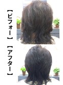 くせ毛ショート